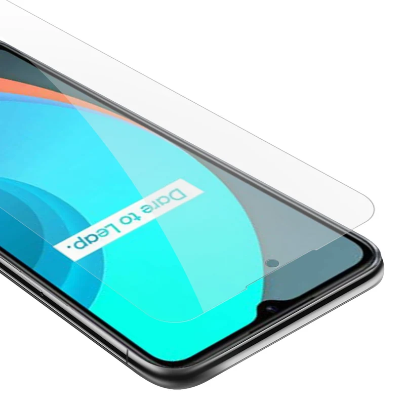 Cadorabo Panzer Folie kompatibel mit Realme C11 2020 - Schutzfolie Gehärtetes (Tempered) Display-Schutzglas in 9H Härte mit 3D Touch Kompatibilität