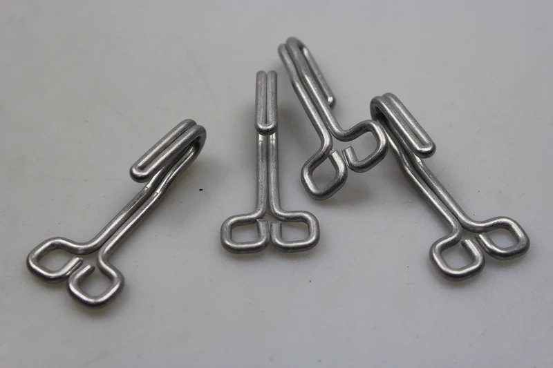 Set mit 4 Aluminium-Gürtelhaken