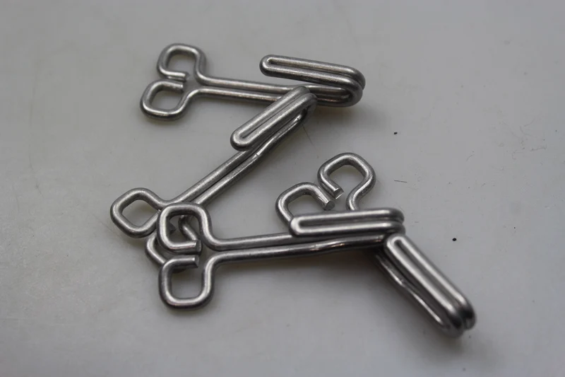 Set mit 4 Aluminium-Gürtelhaken
