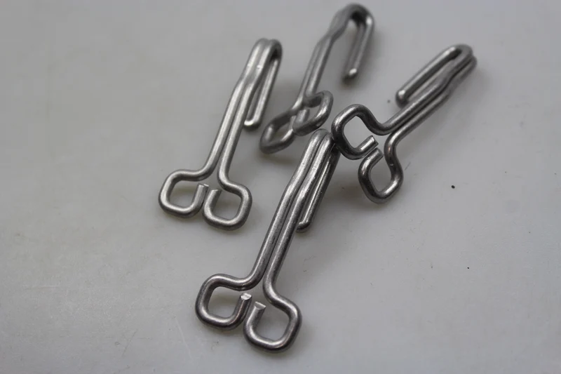 Set mit 4 Aluminium-Gürtelhaken