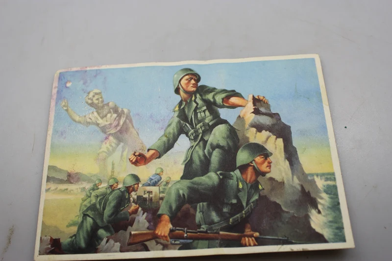 Postkarte „1. Küstenabschnitt der Brigade“