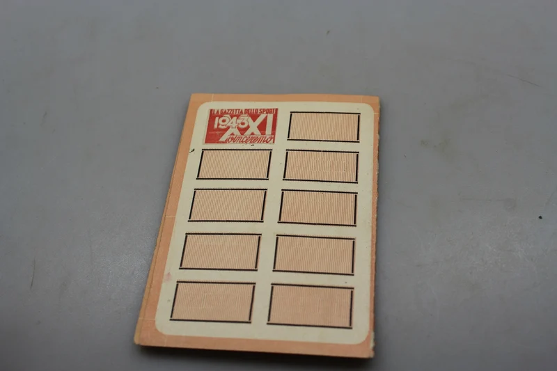 Mitgliedskarte „Gazzetta dello Sport“ – 1943 XXI° vz