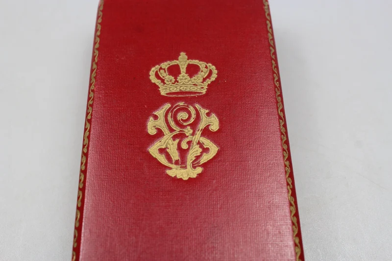 Schachtel für Ritterkreuz der Krone von Italien