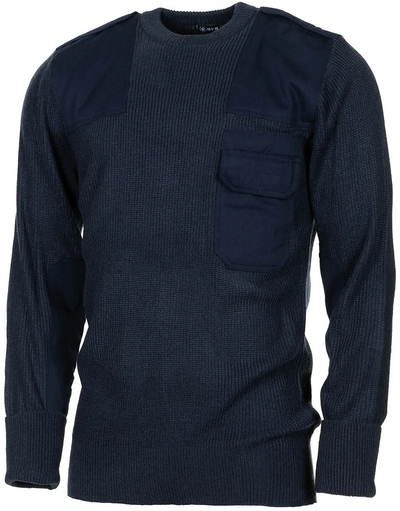 BW Pullover, mit Brusttasche