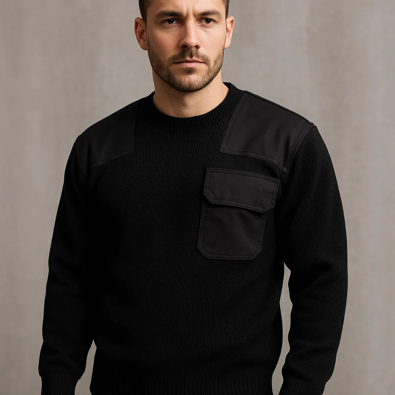 BW Pullover, mit Brusttasche