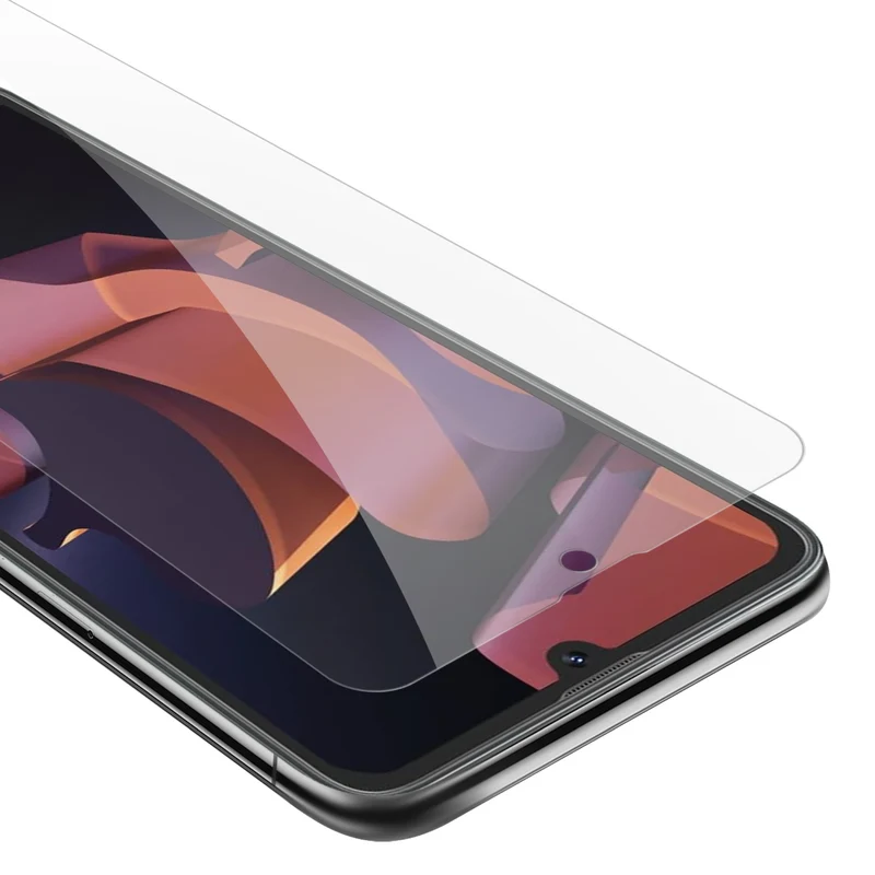 Cadorabo Panzer Folie kompatibel mit Blackview A50 4G - Schutzfolie Gehärtetes (Tempered) Display-Schutzglas in 9H Härte mit 3D Touch Kompatibilität