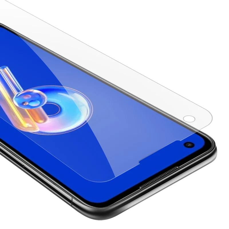 Cadorabo Panzer Folie kompatibel mit Asus ZenFone 9 - Schutzfolie Gehärtetes (Tempered) Display-Schutzglas in 9H Härte mit 3D Touch Kompatibilität