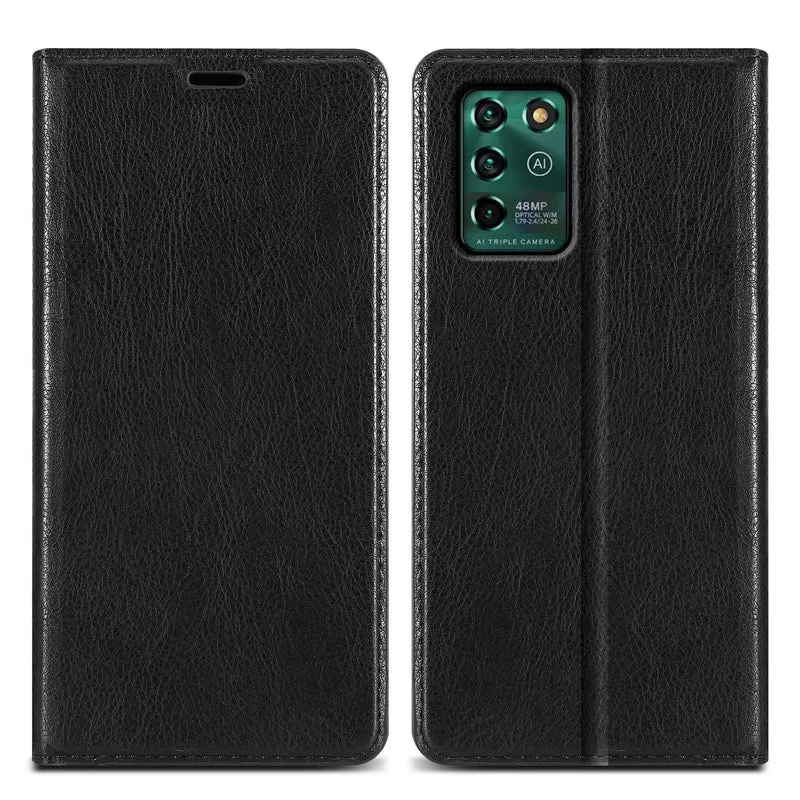 Cadorabo Hülle kompatibel mit ZTE Blade V30 Vita Schutzhülle mit Magnetverschluss, Standfunktion und Kartenfach