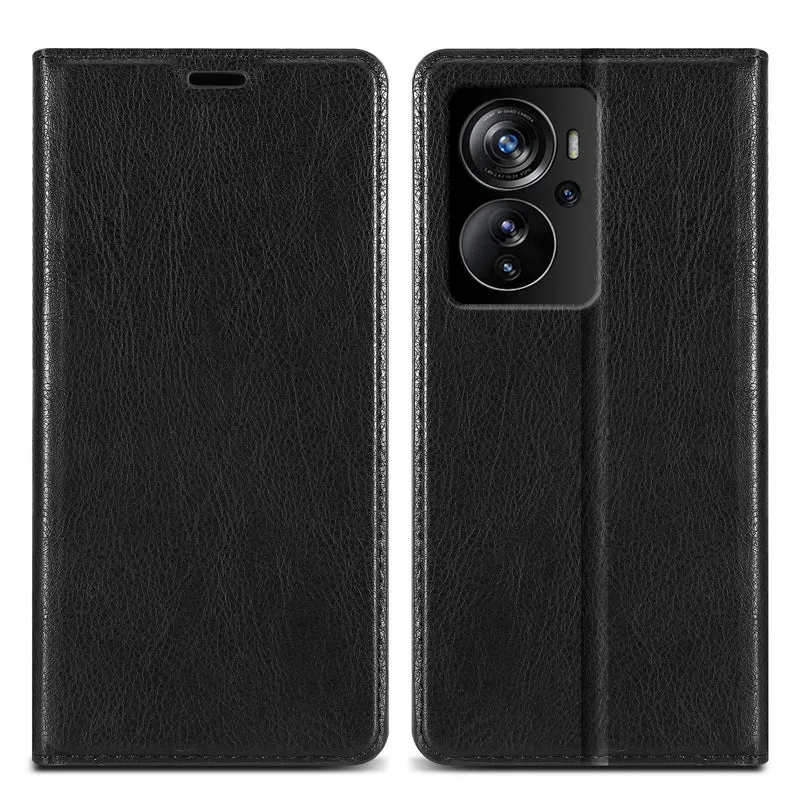 Cadorabo Hülle kompatibel mit ZTE Axon 40 PRO Schutzhülle mit Magnetverschluss, Standfunktion und Kartenfach