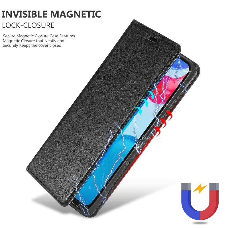 Cadorabo Hülle kompatibel mit Xiaomi RedMi NOTE 11 4G / 11S 4G Schutzhülle mit Magnetverschluss, Standfunktion und Kartenfach
