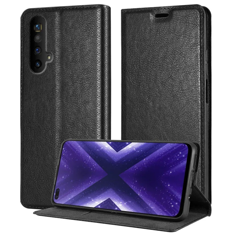 Cadorabo Hülle kompatibel mit Realme X3 / X3 SuperZoom / X50 5G Schutzhülle mit Magnetverschluss, Standfunktion und Kartenfach