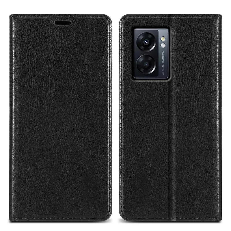Cadorabo Hülle kompatibel mit Oppo A57 5G / Realme V23 Schutzhülle mit Magnetverschluss, Standfunktion und Kartenfach