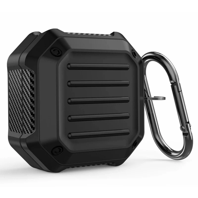 Cadorabo Hülle kompatibel mit Samsung Buds PRO / LIVE / Buds 2 in SCHWARZ - Tragbare TPU Kopfhörer Schutzhülle Case