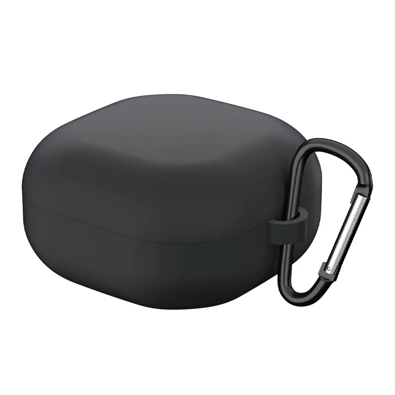 Cadorabo Hülle kompatibel mit Samsung Buds PRO / LIVE / Buds 2 in SCHWARZ - Tragbare Silikon Kopfhörer Schutzhülle Case