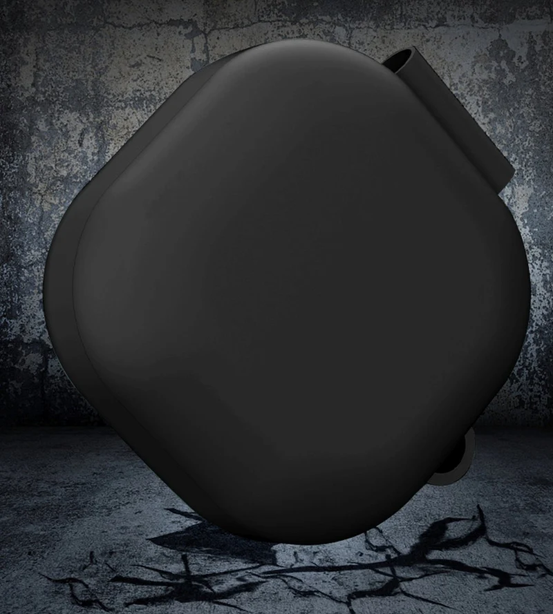 Cadorabo Hülle kompatibel mit Samsung Buds PRO / LIVE / Buds 2 in SCHWARZ - Tragbare Silikon Kopfhörer Schutzhülle Case