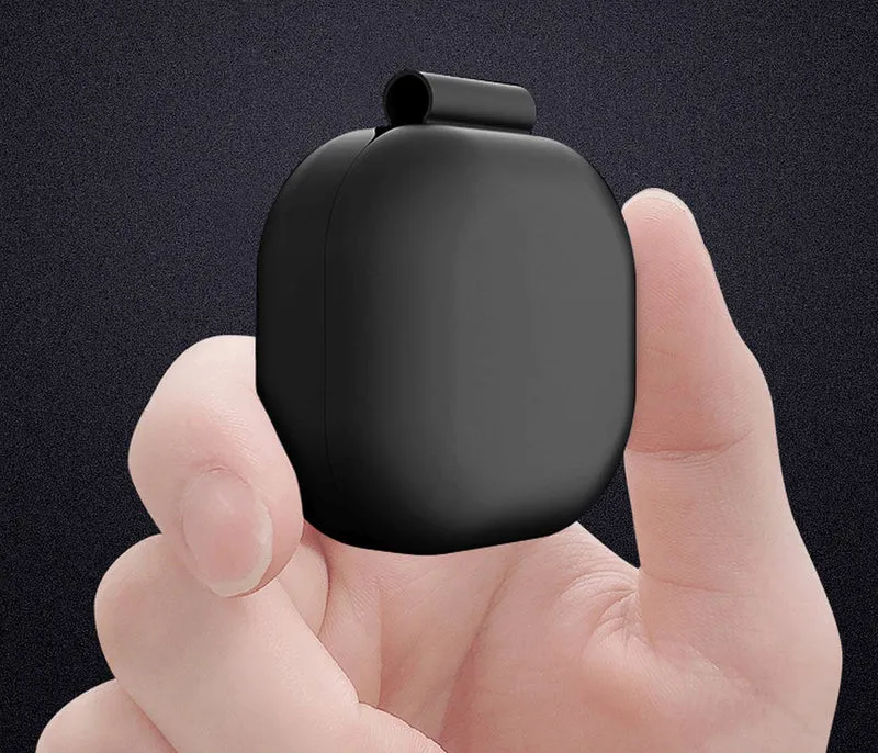 Cadorabo Hülle kompatibel mit Samsung Buds PRO / LIVE / Buds 2 in SCHWARZ - Tragbare Silikon Kopfhörer Schutzhülle Case