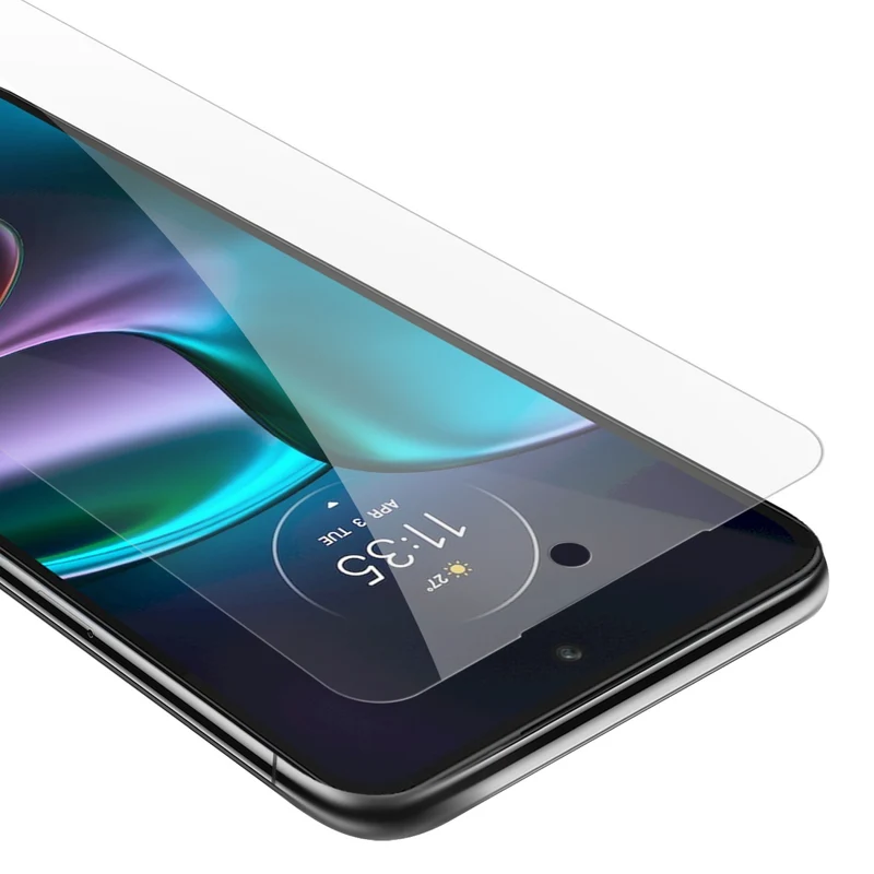 Cadorabo Panzer Folie kompatibel mit Motorola EDGE 30 - Schutzfolie Gehärtetes (Tempered) Display-Schutzglas in 9H Härte mit 3D Touch Kompatibilität