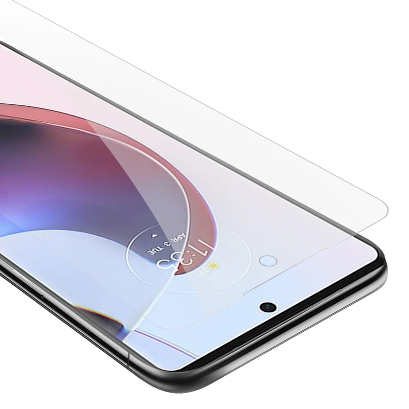 Cadorabo Panzer Folie kompatibel mit Motorola EDGE 30 ULTRA / MOTO X30 PRO - Schutzfolie Gehärtetes (Tempered) Display-Schutzglas in 9H Härte mit 3D Touch Kompatibilität
