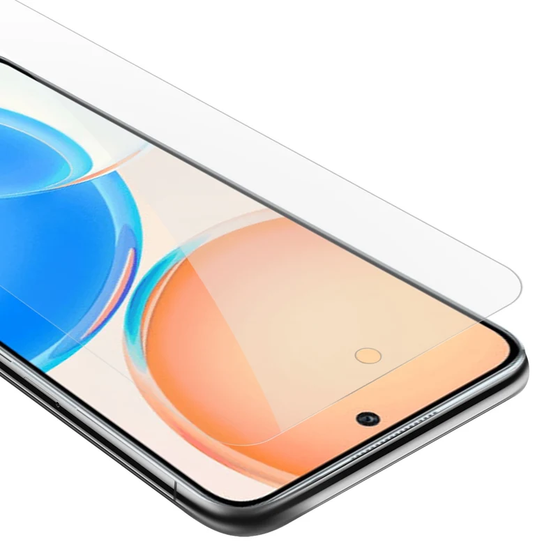 Cadorabo Panzer Folie kompatibel mit Honor X8 4G - Schutzfolie Gehärtetes (Tempered) Display-Schutzglas in 9H Härte mit 3D Touch Kompatibilität