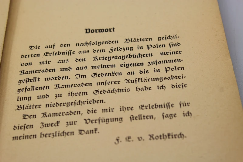 „Spähtrupp 4 fertig machen!“ - FE von Rothkirch - 1940
