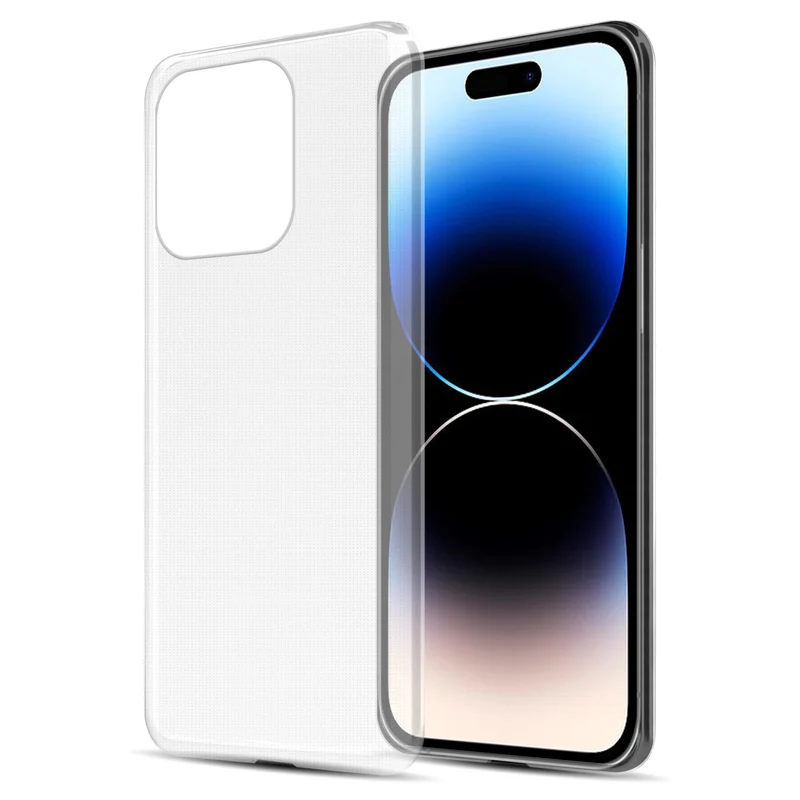 Cadorabo Hülle kompatibel mit Apple iPhone 14 PRO Schutzhülle aus flexiblem TPU Silikon