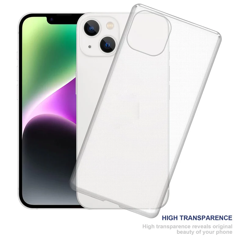 Cadorabo Hülle kompatibel mit Apple iPhone 14 PLUS Schutzhülle aus flexiblem TPU Silikon