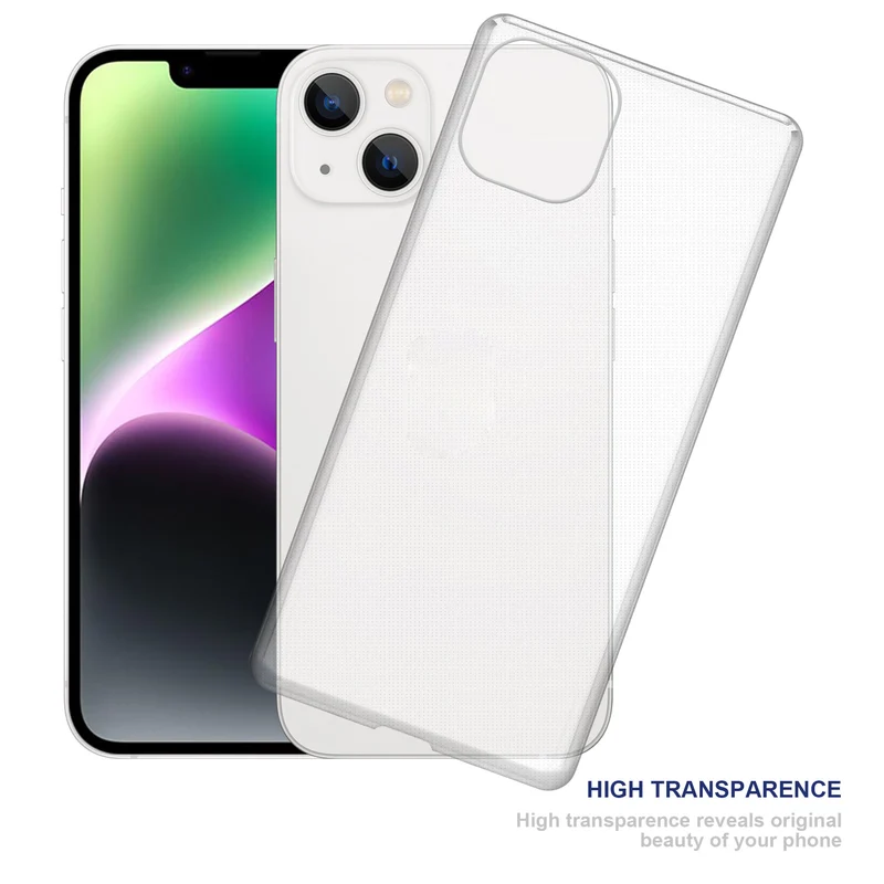 Cadorabo Hülle kompatibel mit Apple iPhone 14 Schutzhülle aus flexiblem TPU Silikon