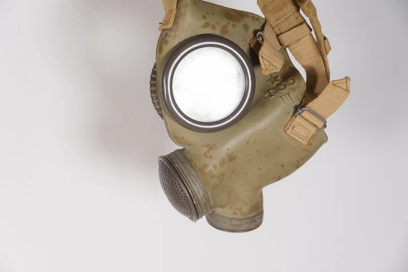 Gasmaske T.35 Größe III -REI WW 2