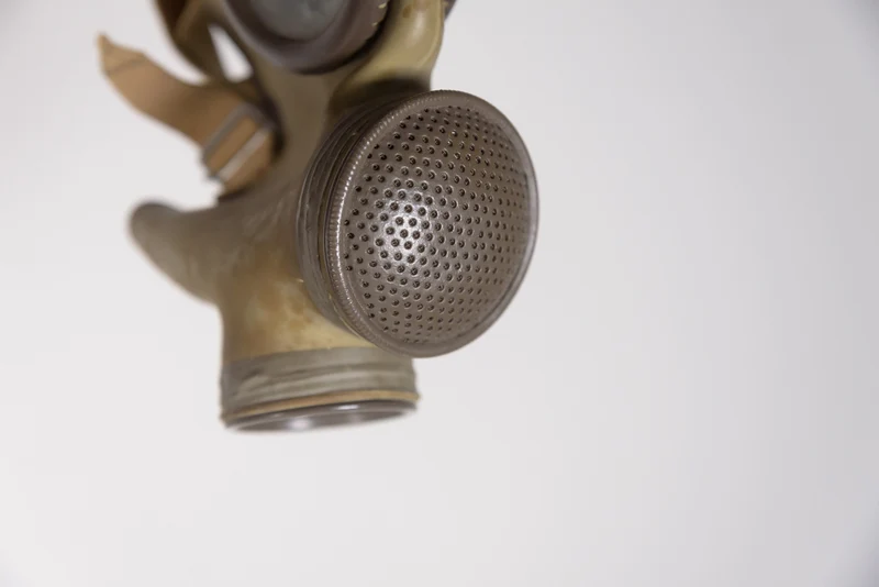 Gasmaske T.35 Größe III -REI WW 2