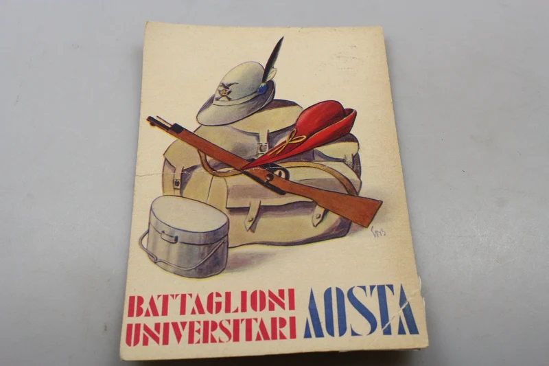 Postkarte Universitätsbataillone Aosta