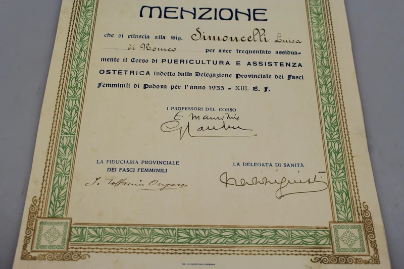 Erwähnung der Frauenfasci von Padua