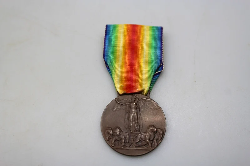 Interalliierte Medaille des 1. Weltkriegs mit Zertifikat