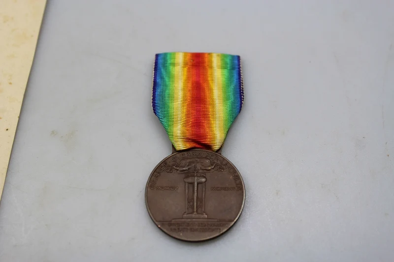 Interalliierte Medaille des 1. Weltkriegs mit Zertifikat