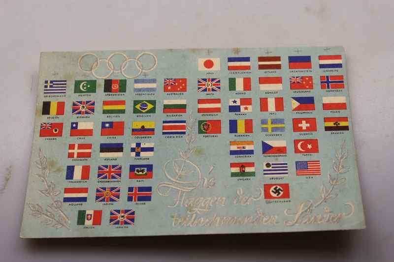 Postkarte Olympische Spiele 1936 in Berlin
