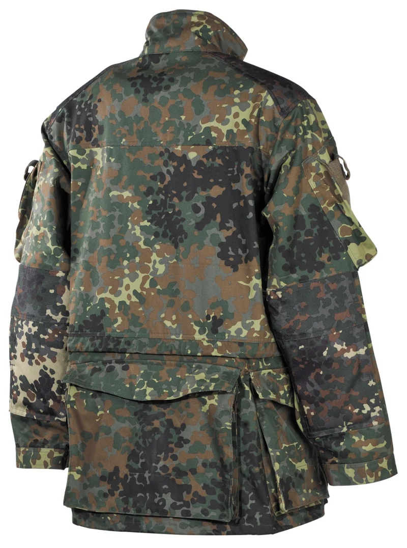 BW Kampfjacke, Einsatz/Übung, lang, flecktarn