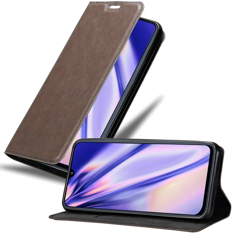 Cadorabo Hülle kompatibel mit Samsung Galaxy A70 / A70s Schutzhülle mit Magnetverschluss, Standfunktion und Kartenfach