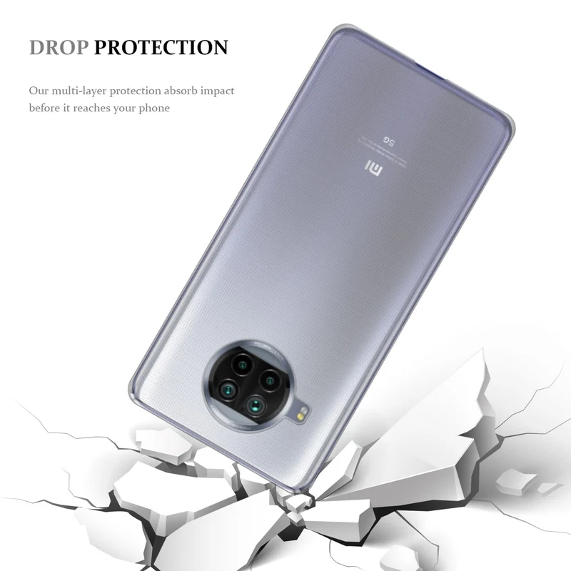 Cadorabo Hülle kompatibel mit Xiaomi Mi 10T LITE Schutzhülle aus flexiblem TPU Silikon