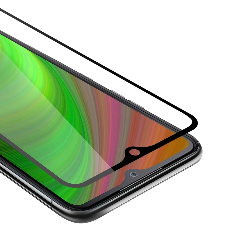 Cadorabo Vollbild Panzer Folie kompatibel mit LG Velvet - Schutzfolie Gehärtetes (Tempered) Display-Schutzglas in 9H Härte mit 3D Touch