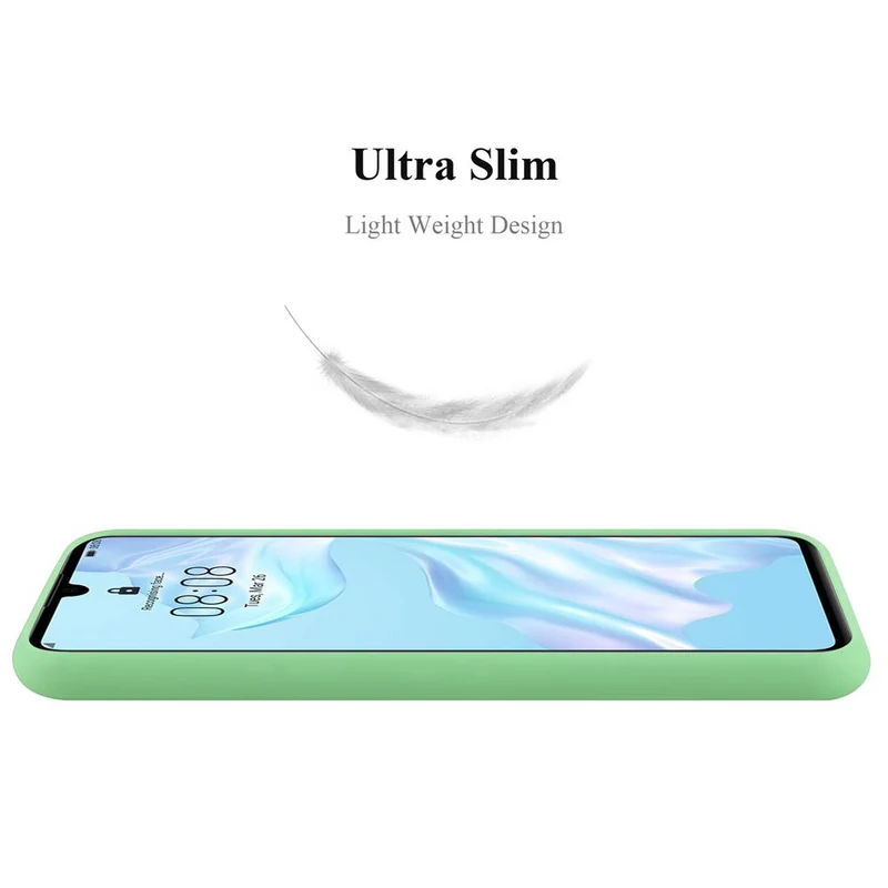 Cadorabo Hülle kompatibel mit Huawei P30 Schutzhülle aus flexiblem TPU Silikon