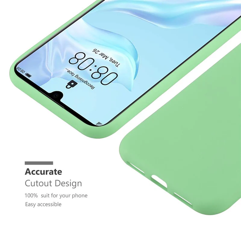 Cadorabo Hülle kompatibel mit Huawei P30 Schutzhülle aus flexiblem TPU Silikon