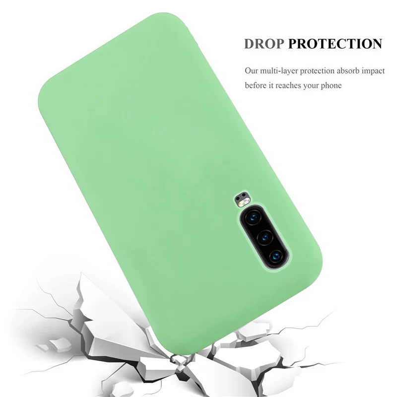 Cadorabo Hülle kompatibel mit Huawei P30 Schutzhülle aus flexiblem TPU Silikon