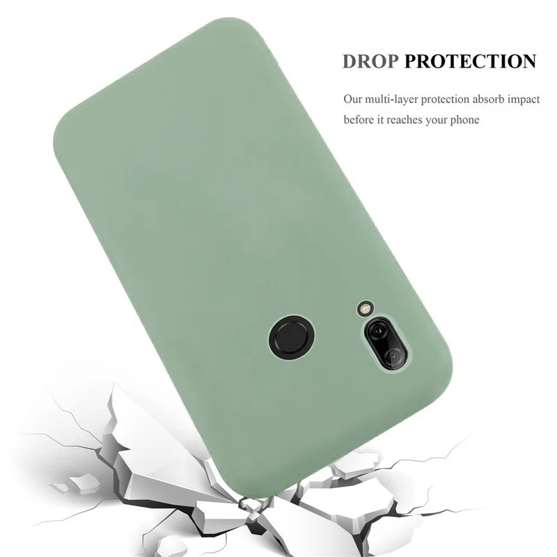 Cadorabo Hülle kompatibel mit Honor 10 LITE / Huawei P SMART 2019 Schutzhülle aus flexiblem TPU Silikon