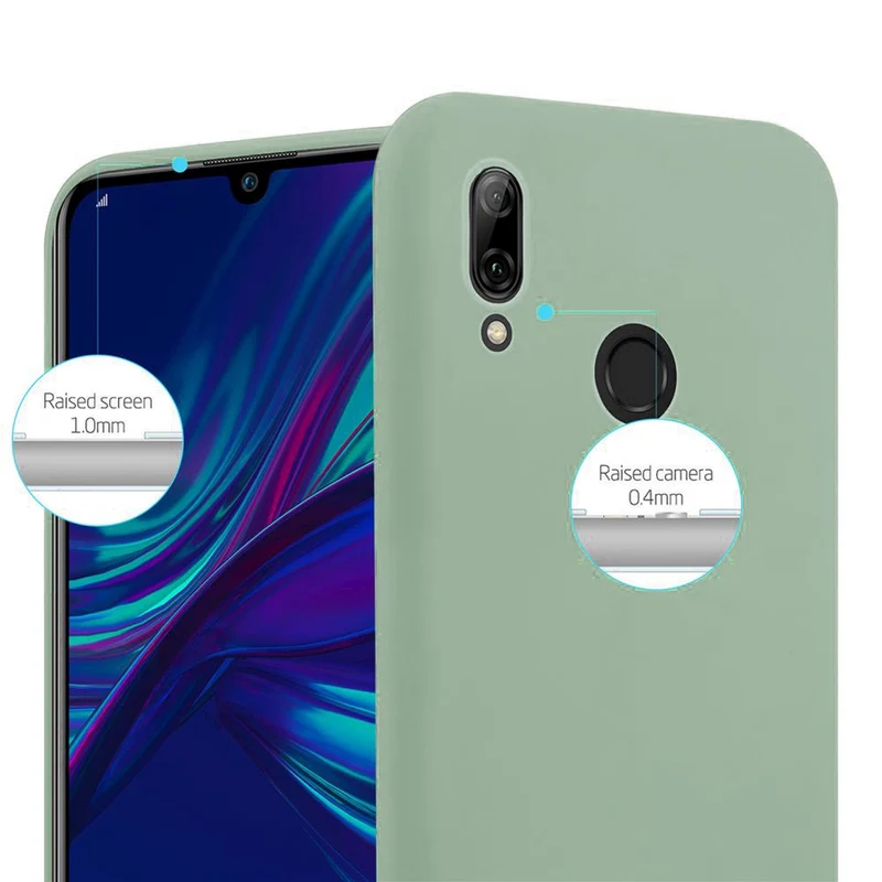 Cadorabo Hülle kompatibel mit Honor 10 LITE / Huawei P SMART 2019 Schutzhülle aus flexiblem TPU Silikon