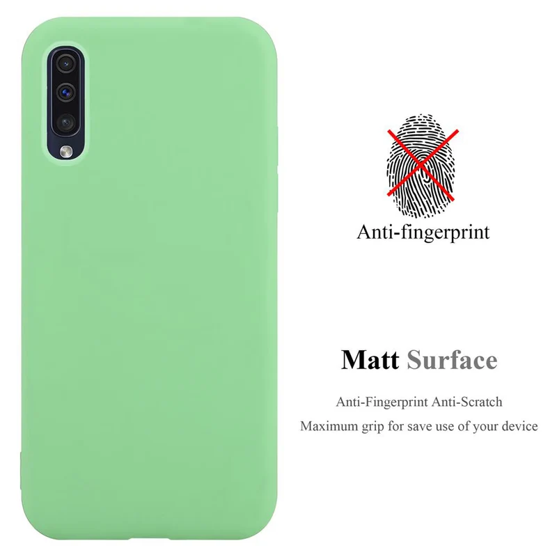 Cadorabo Hülle kompatibel mit Samsung Galaxy A50 4G / A50s / A30s Schutzhülle aus flexiblem TPU Silikon