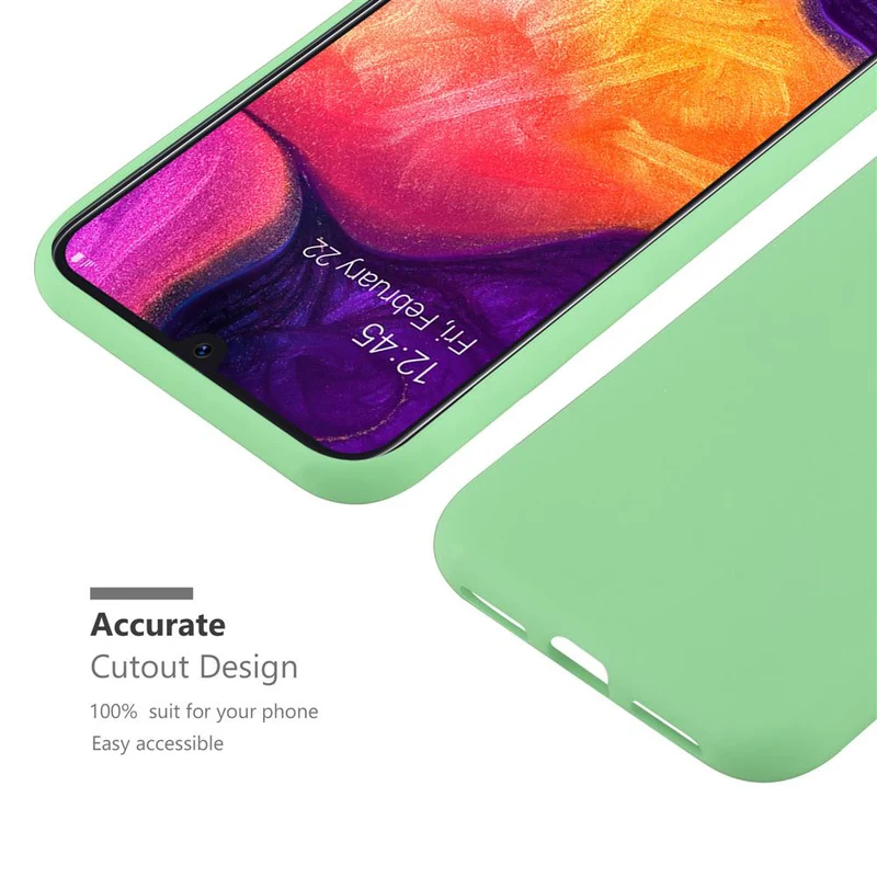 Cadorabo Hülle kompatibel mit Samsung Galaxy A50 4G / A50s / A30s Schutzhülle aus flexiblem TPU Silikon