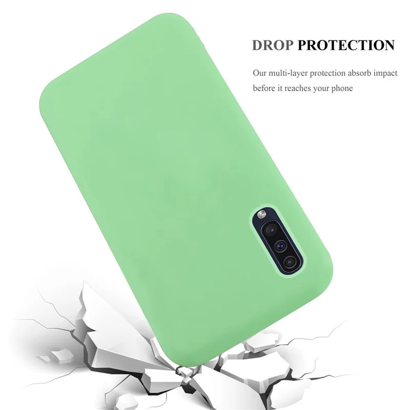 Cadorabo Hülle kompatibel mit Samsung Galaxy A50 4G / A50s / A30s Schutzhülle aus flexiblem TPU Silikon