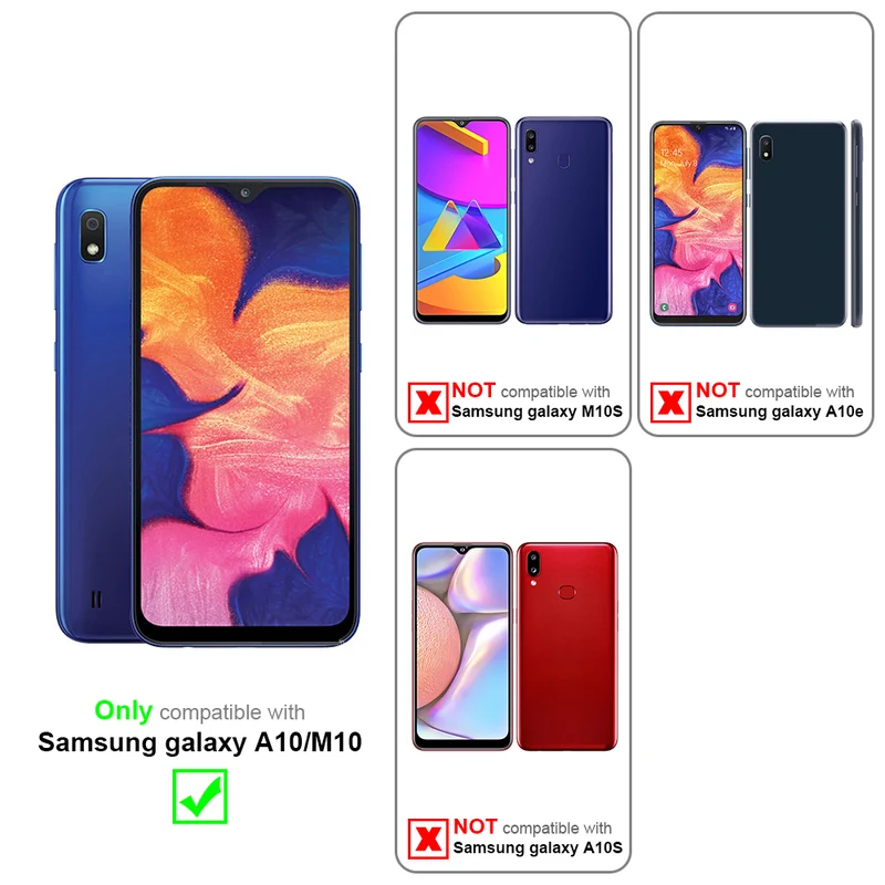 Cadorabo Hülle kompatibel mit Samsung Galaxy A10 / M10 Schutzhülle aus flexiblem TPU Silikon