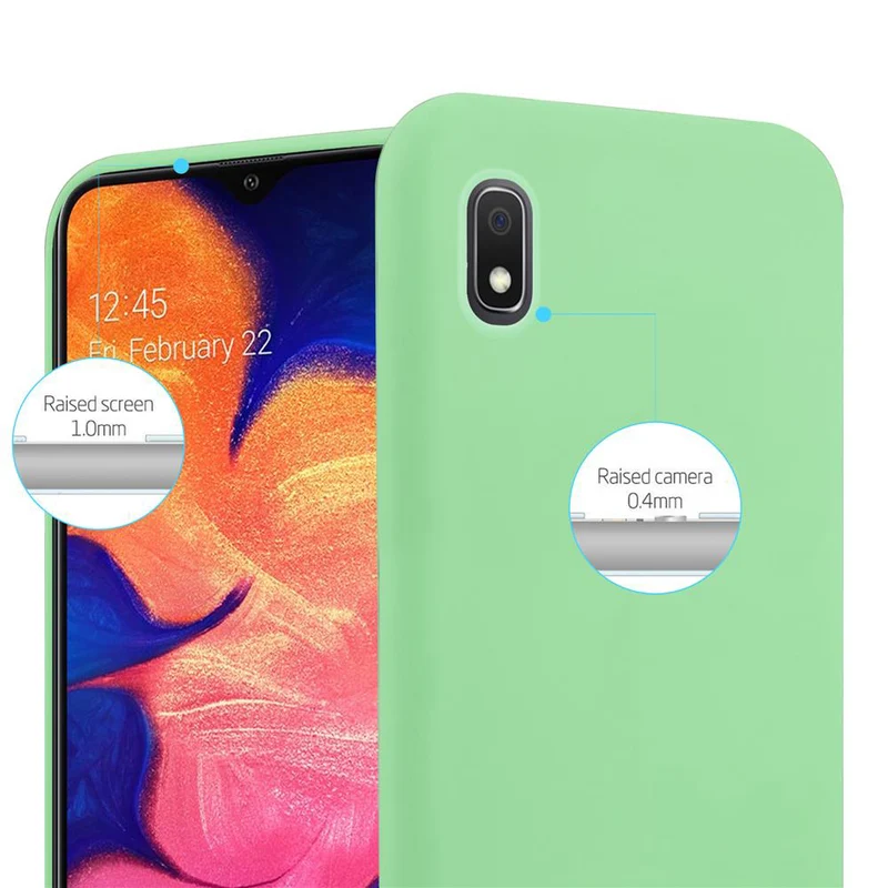 Cadorabo Hülle kompatibel mit Samsung Galaxy A10 / M10 Schutzhülle aus flexiblem TPU Silikon