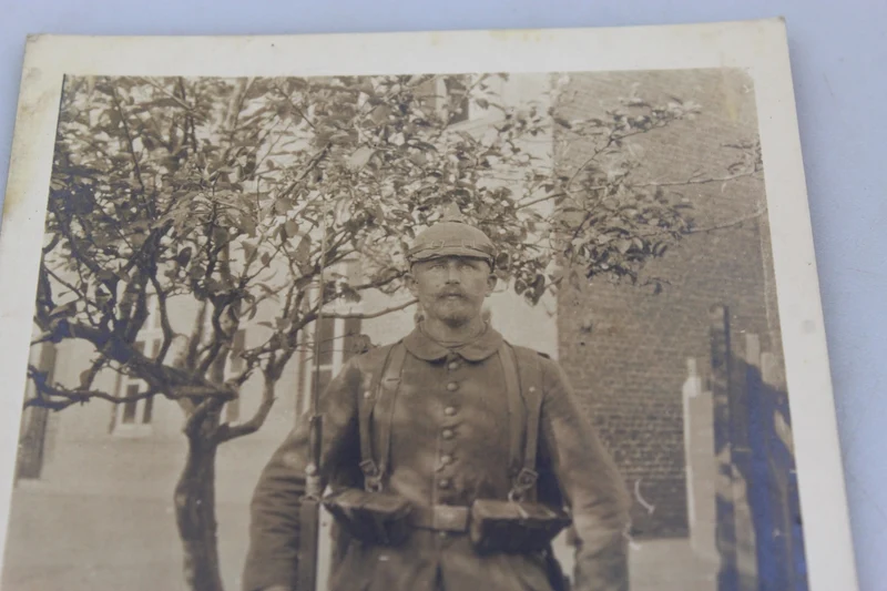 Fotopostkarte Deutscher Soldat 1. Weltkrieg