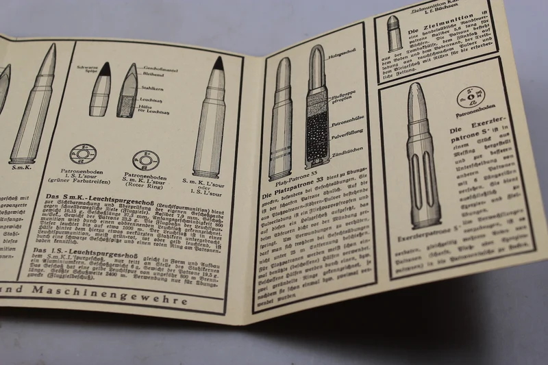 Wehrmacht WW2 Kleinwaffenmunitionsbroschüre